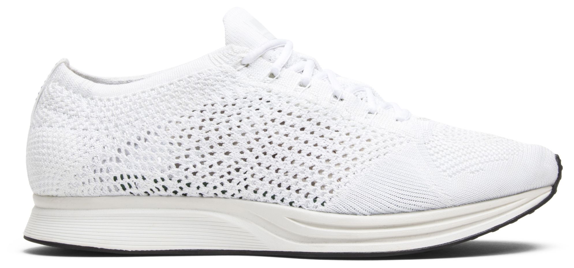flyknit racer all white