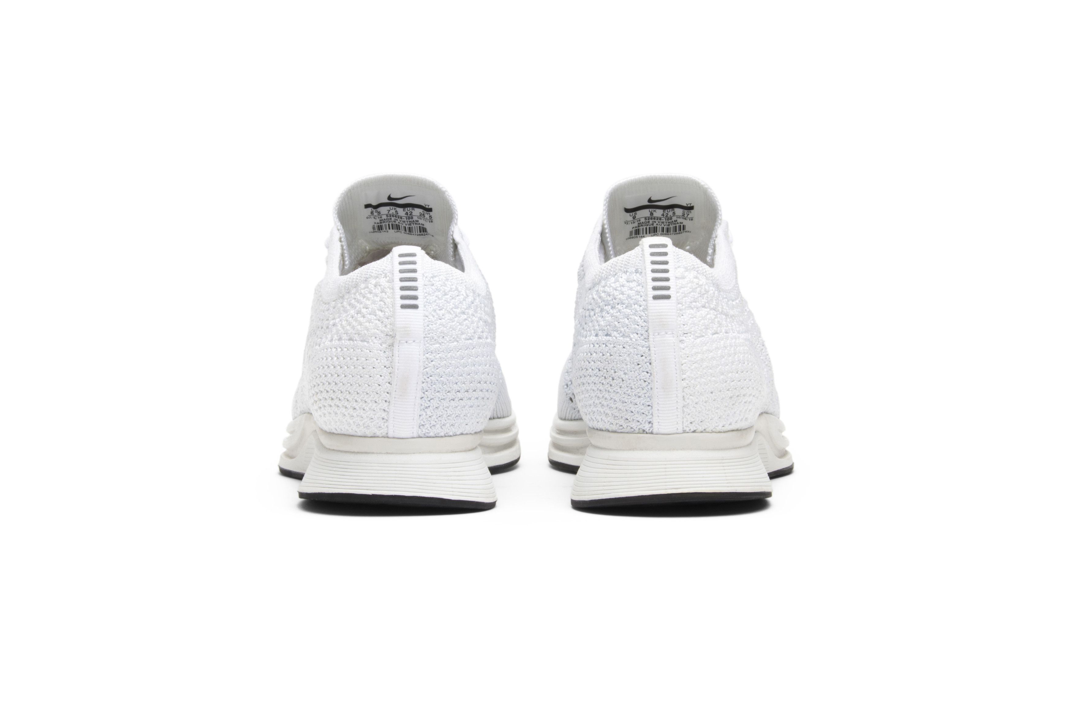 Nike flyknit white clearance