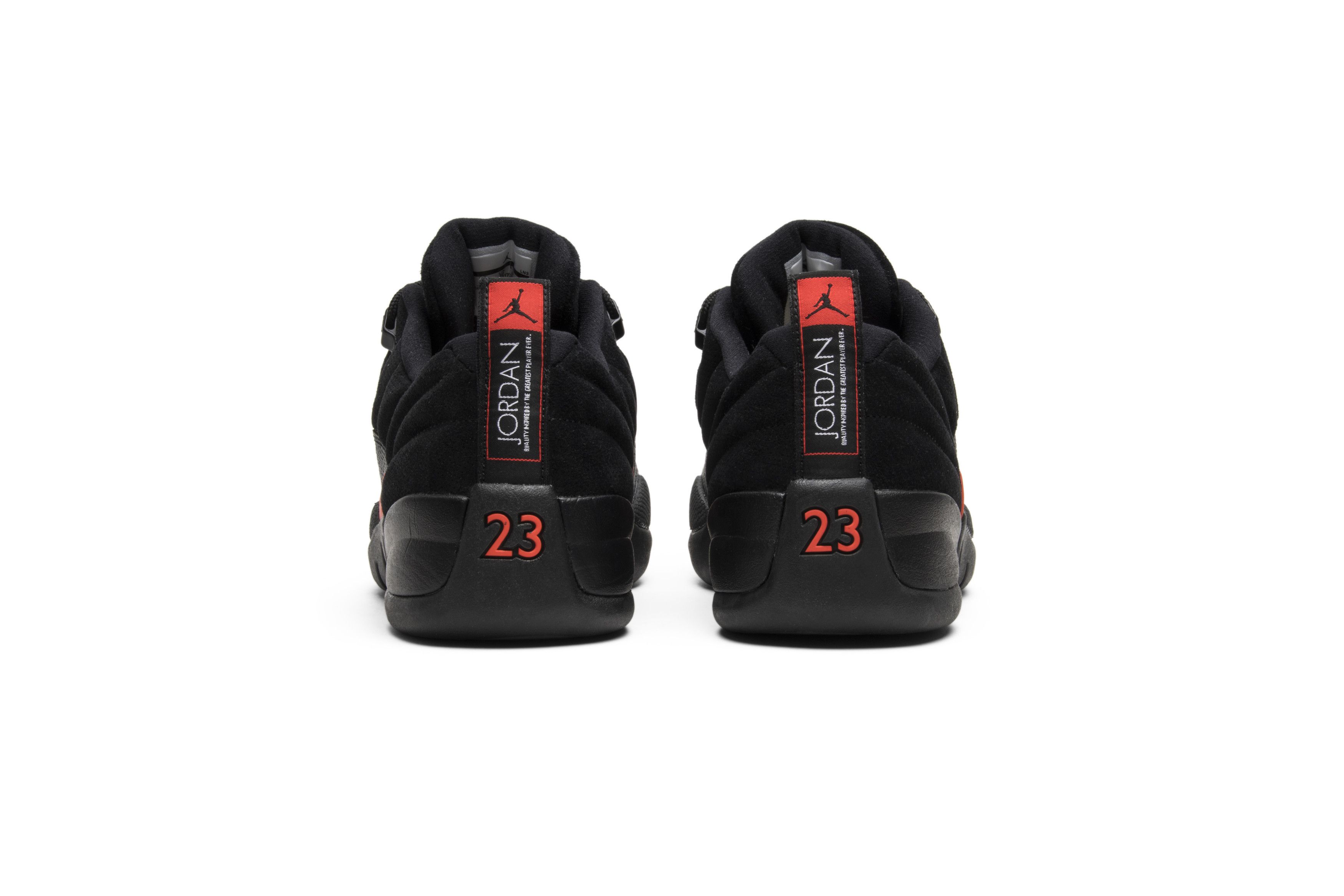 jordan 12 low max orange on feet
