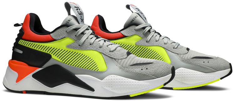 Puma RS X Hard Drive Grey Yellow Red