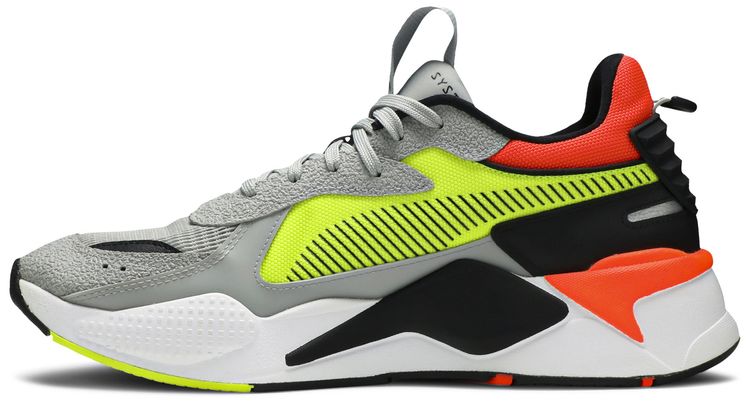Puma RS X Hard Drive Grey Yellow Red