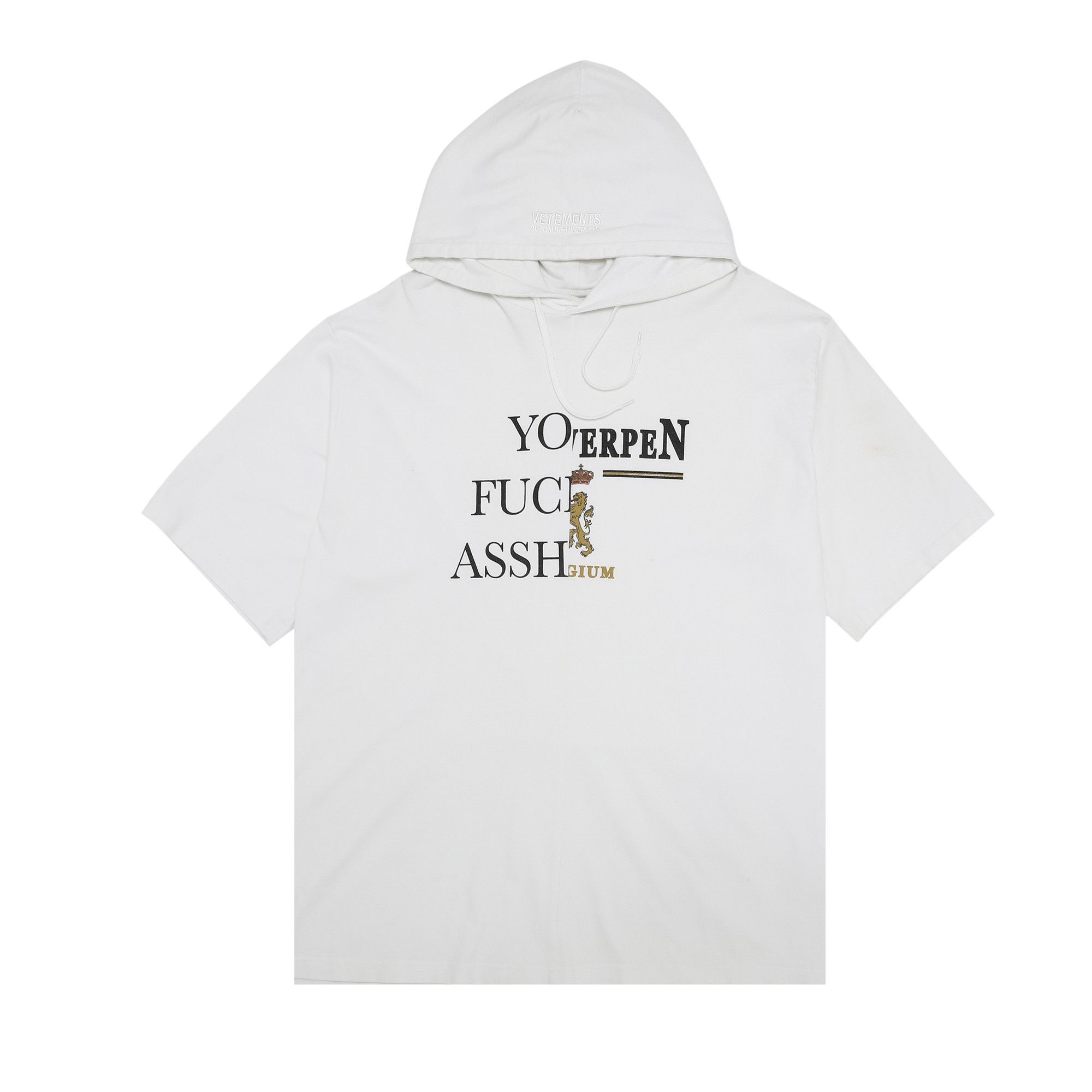 Vetements split hoodie shop