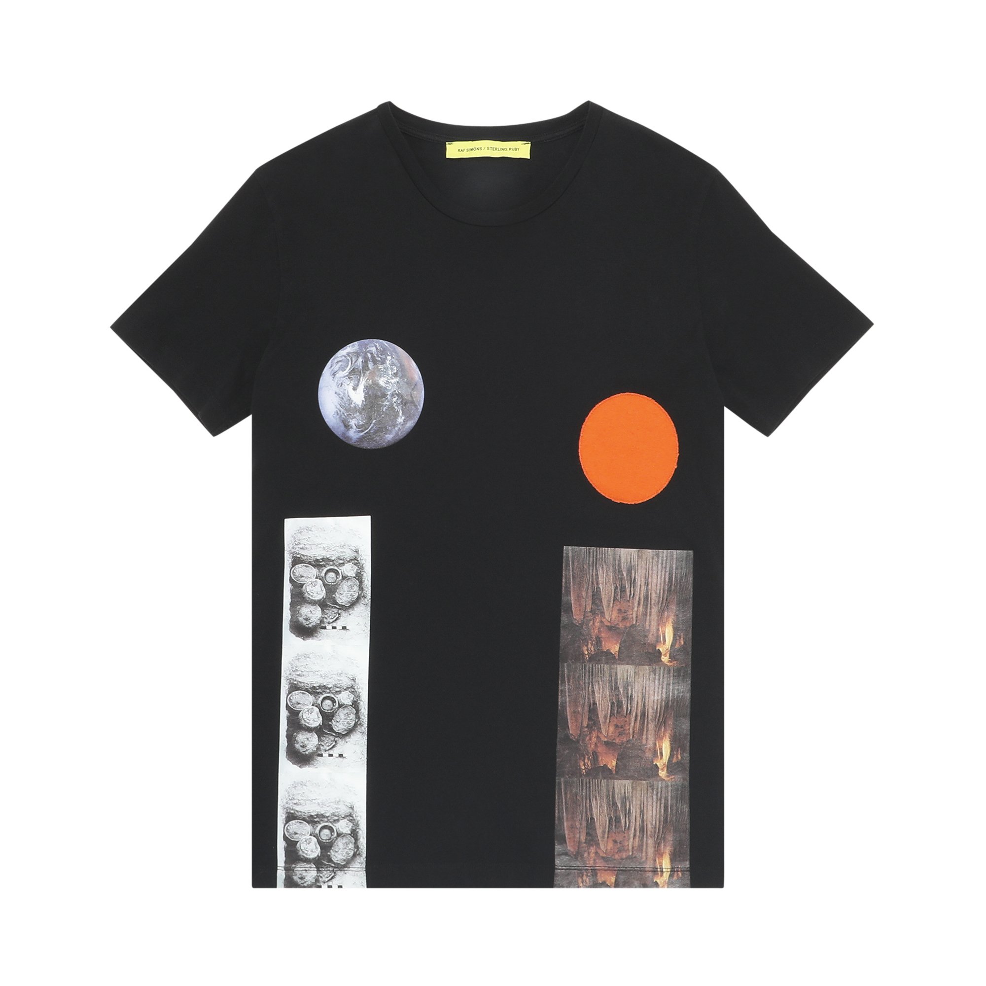 Raf Simons x Sterling Ruby Earth T-Shirt 'Black' | GOAT