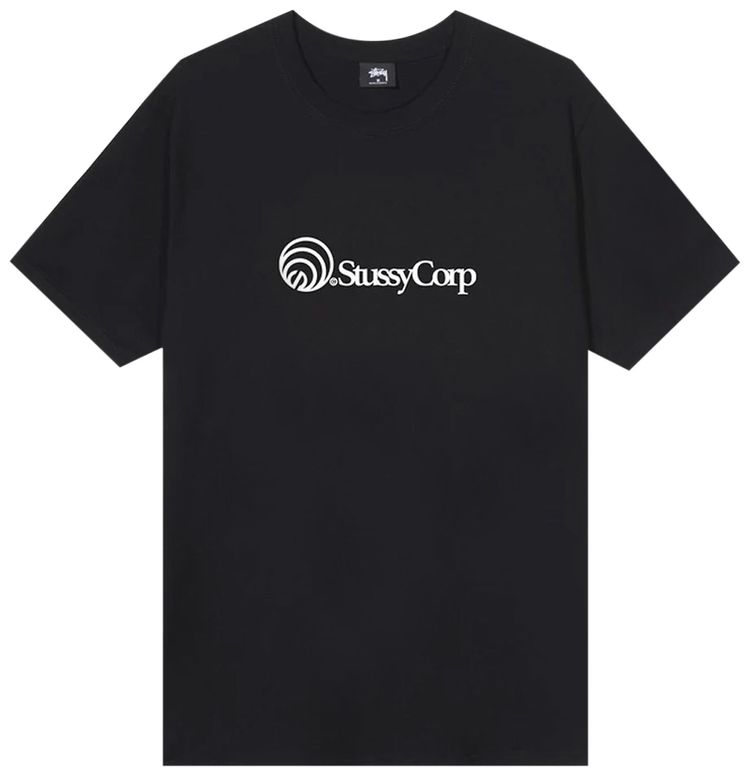 Stussy Corp Tee Black