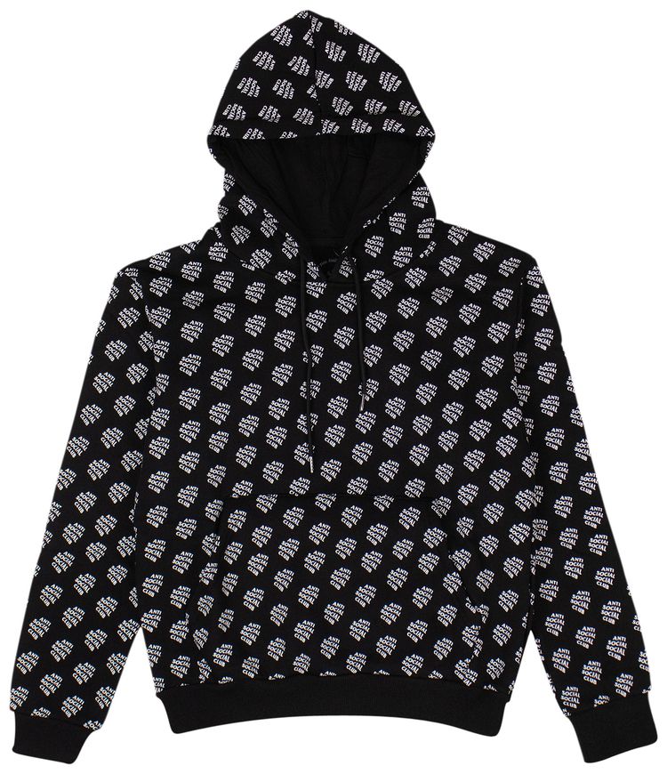 Anti Social Social Club Over You Hooded Sweatshirt Black