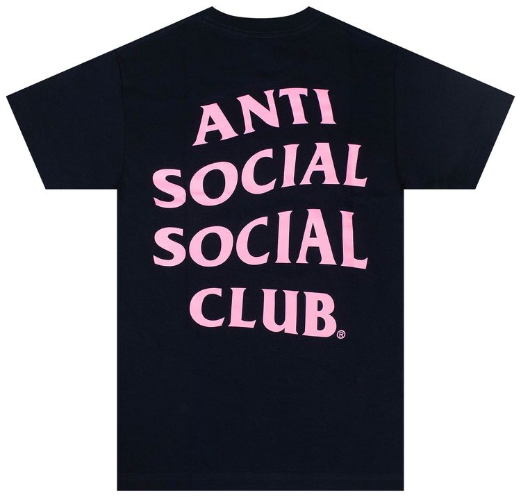 Anti Social Social Club x USPS Work T Shirt Navy Blue