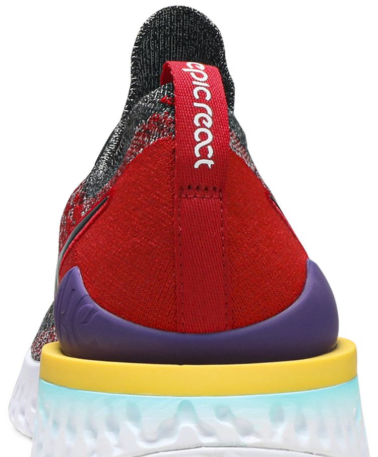 Nike Epic React Flyknit 2 Black University Red