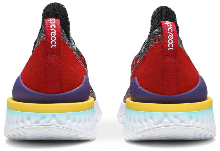 Nike Epic React Flyknit 2 Black University Red