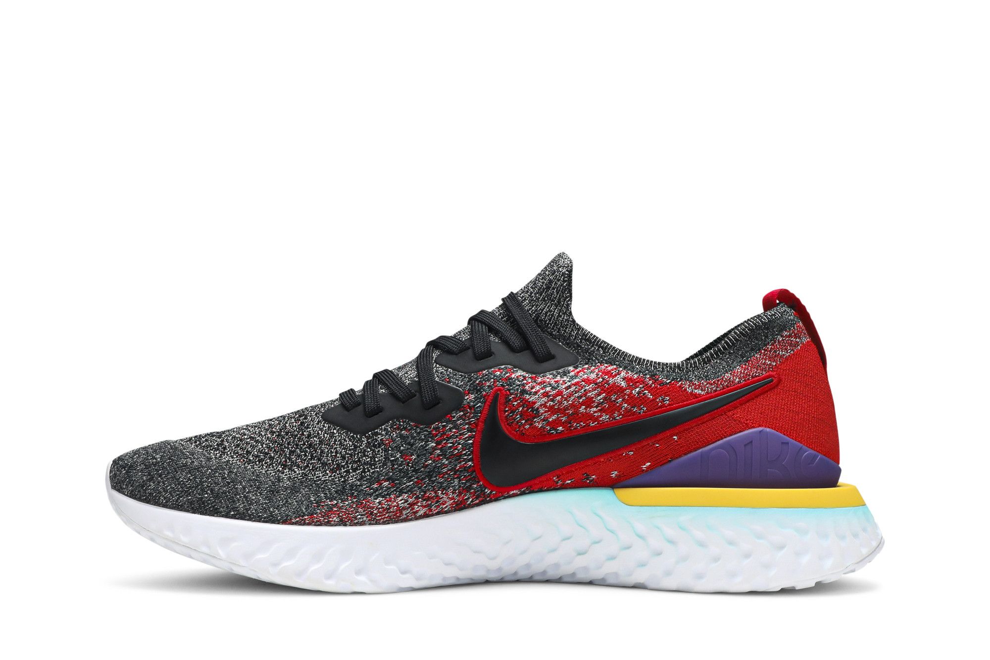 Buy Epic React Flyknit 2 Black University Red BQ8928 007 GOAT