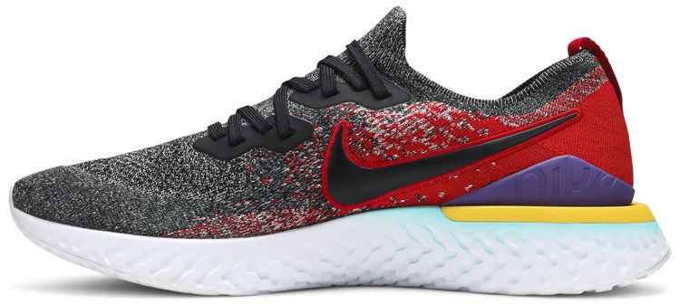 Nike Epic React Flyknit 2 Black University Red