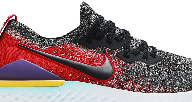 Nike Epic React Flyknit 2 Black University Red