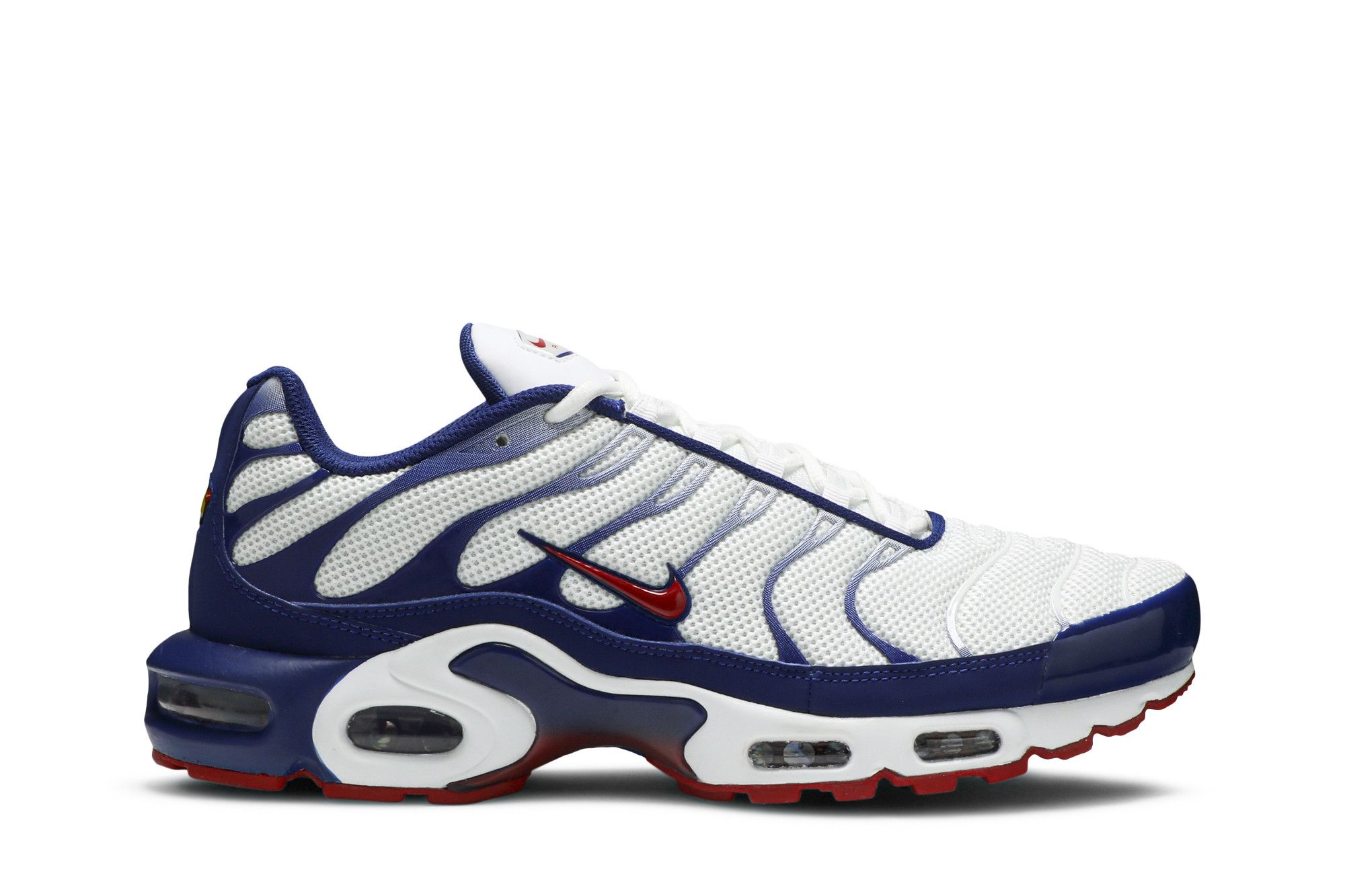 Air max plus cheap blue white red
