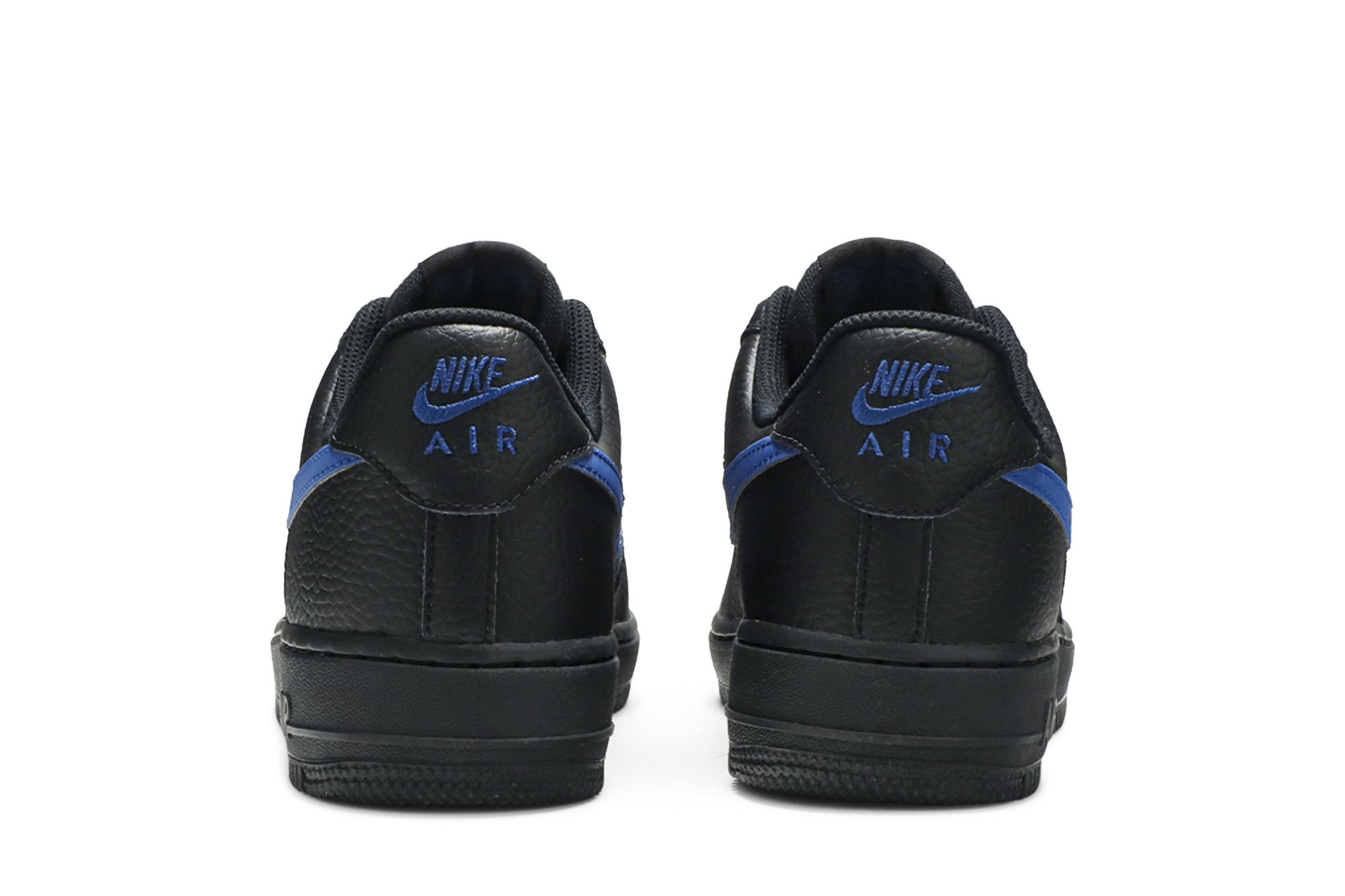 Air force 1 black gym blue discount