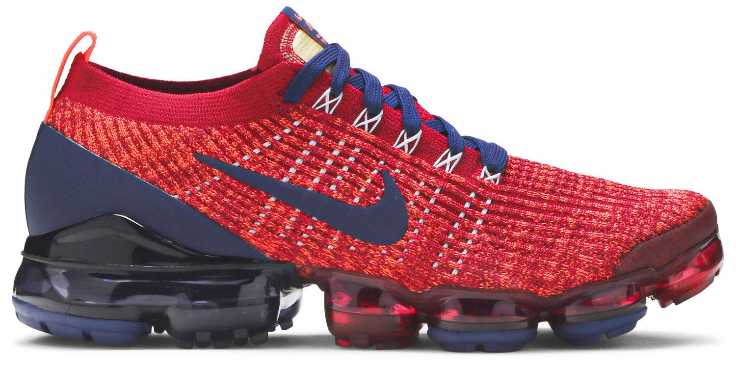 vapormax flyknit 3 black red
