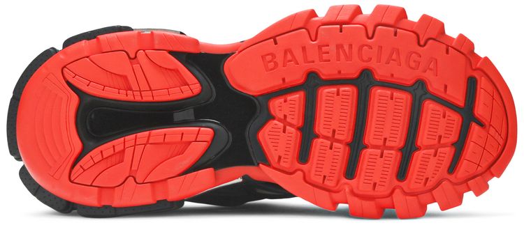 Balenciaga Track2 Trainer Black Red Grey