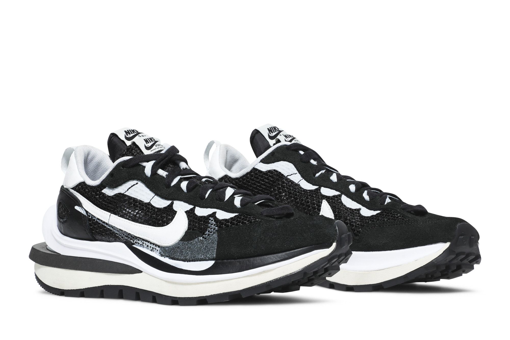 Buy sacai x VaporWaffle 'Black White' - CV1363 001 | GOAT CA