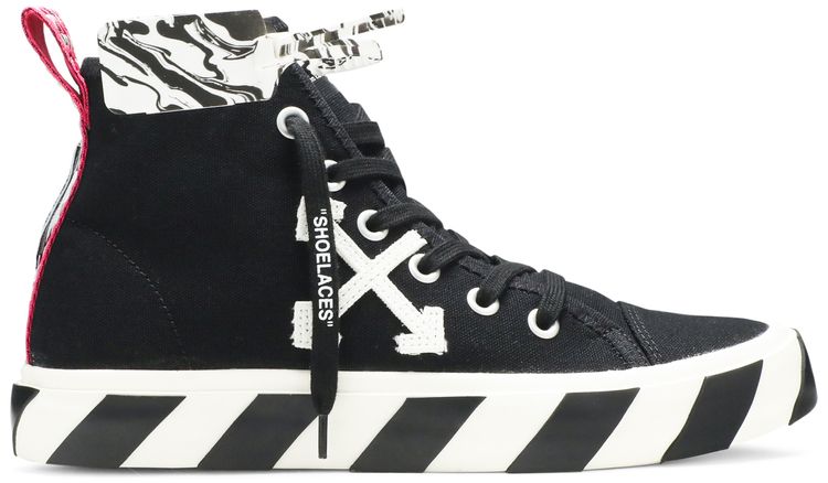Off White Vulc Sneaker Mid Black White
