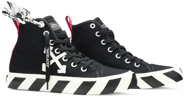 Off White Vulc Sneaker Mid Black White