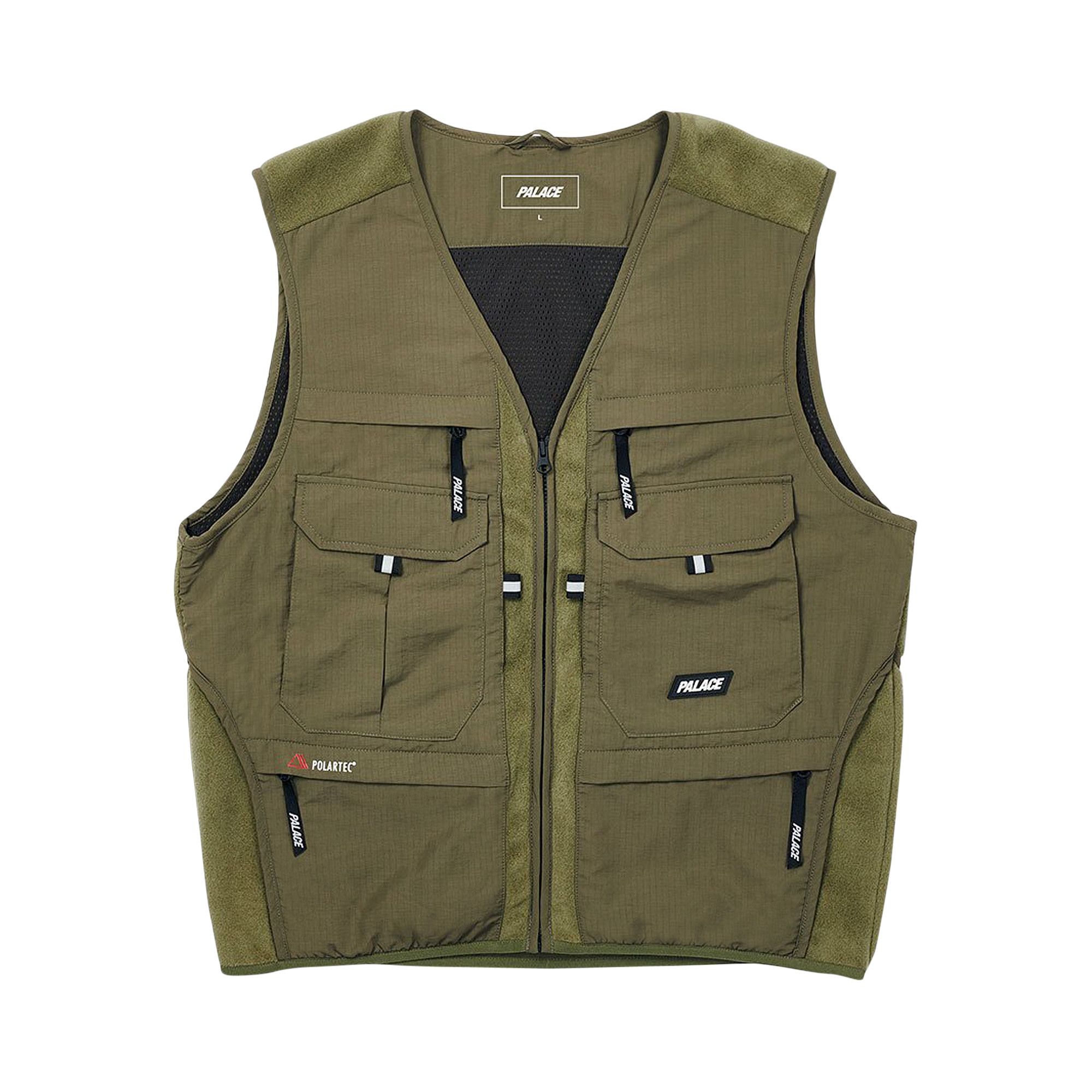 Buy Palace Warm Mit Tech Polartec Vest 'White' - P19PTF015 | GOAT