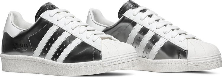 Prada x Superstar Silver Metallic