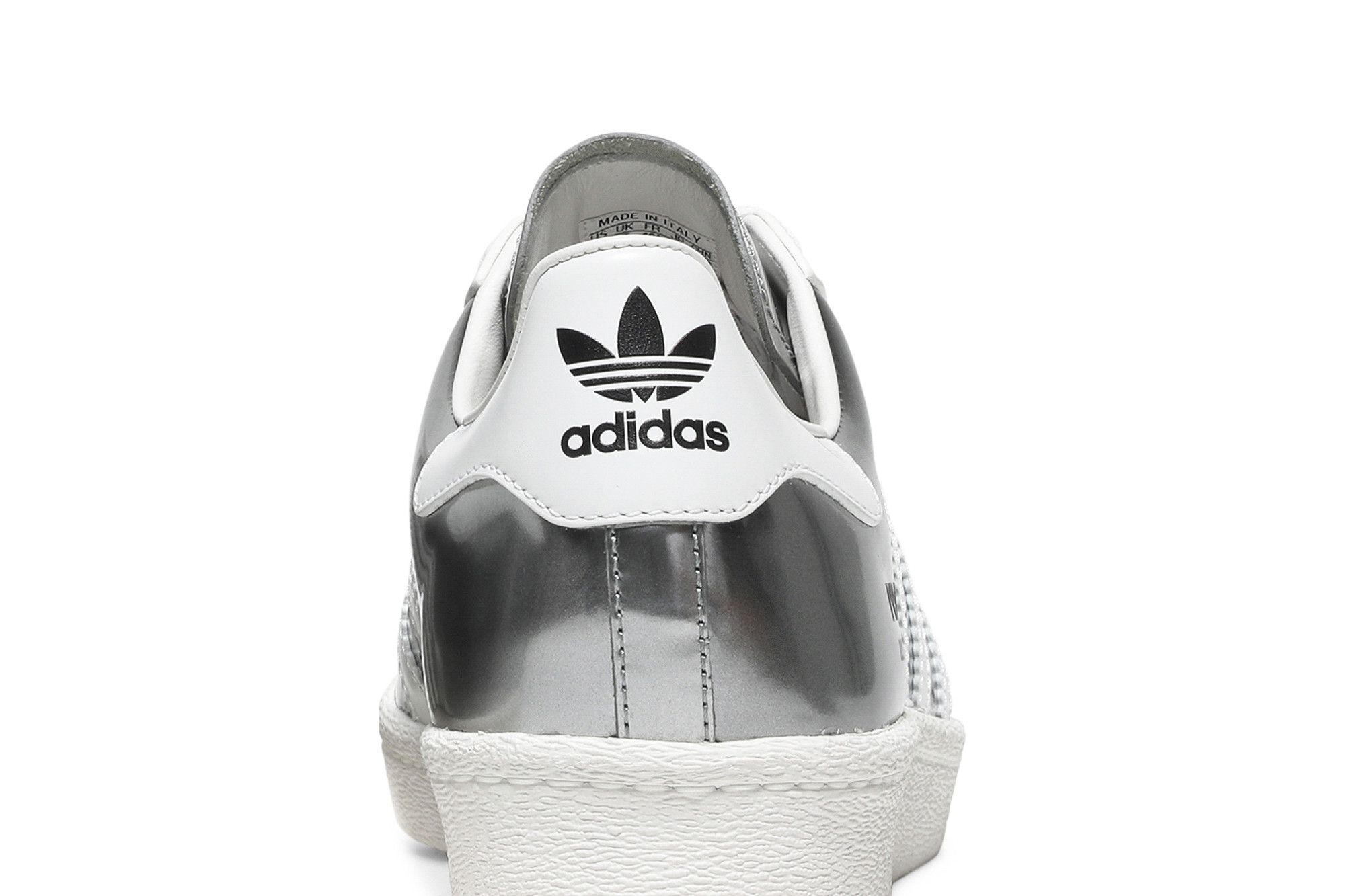 Adidas superstar metallic silver store