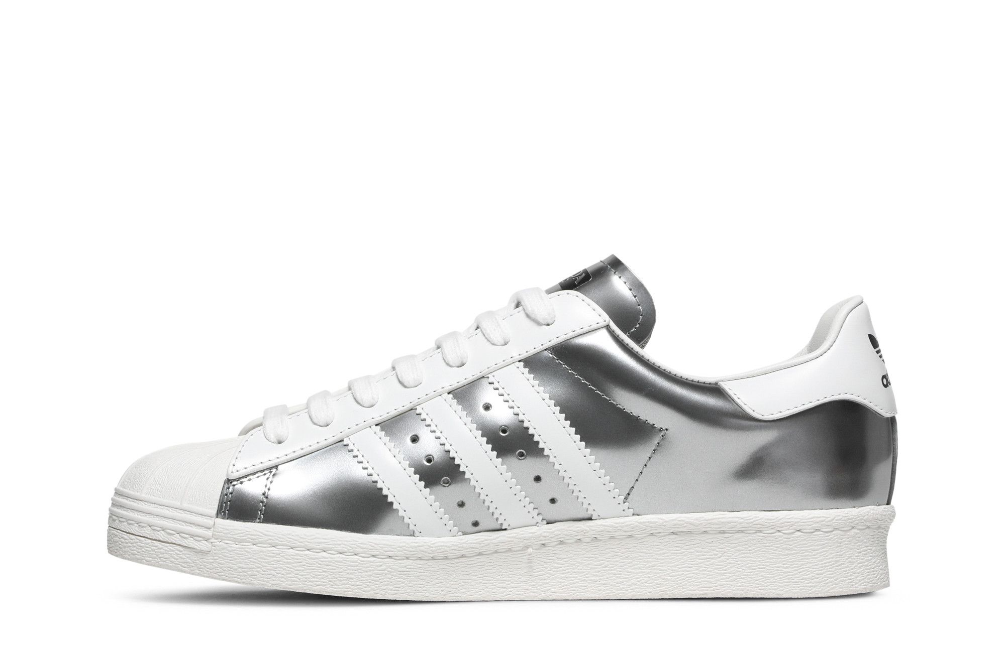 Size 4.5 Prada x Superstar 'Silver Metallic'