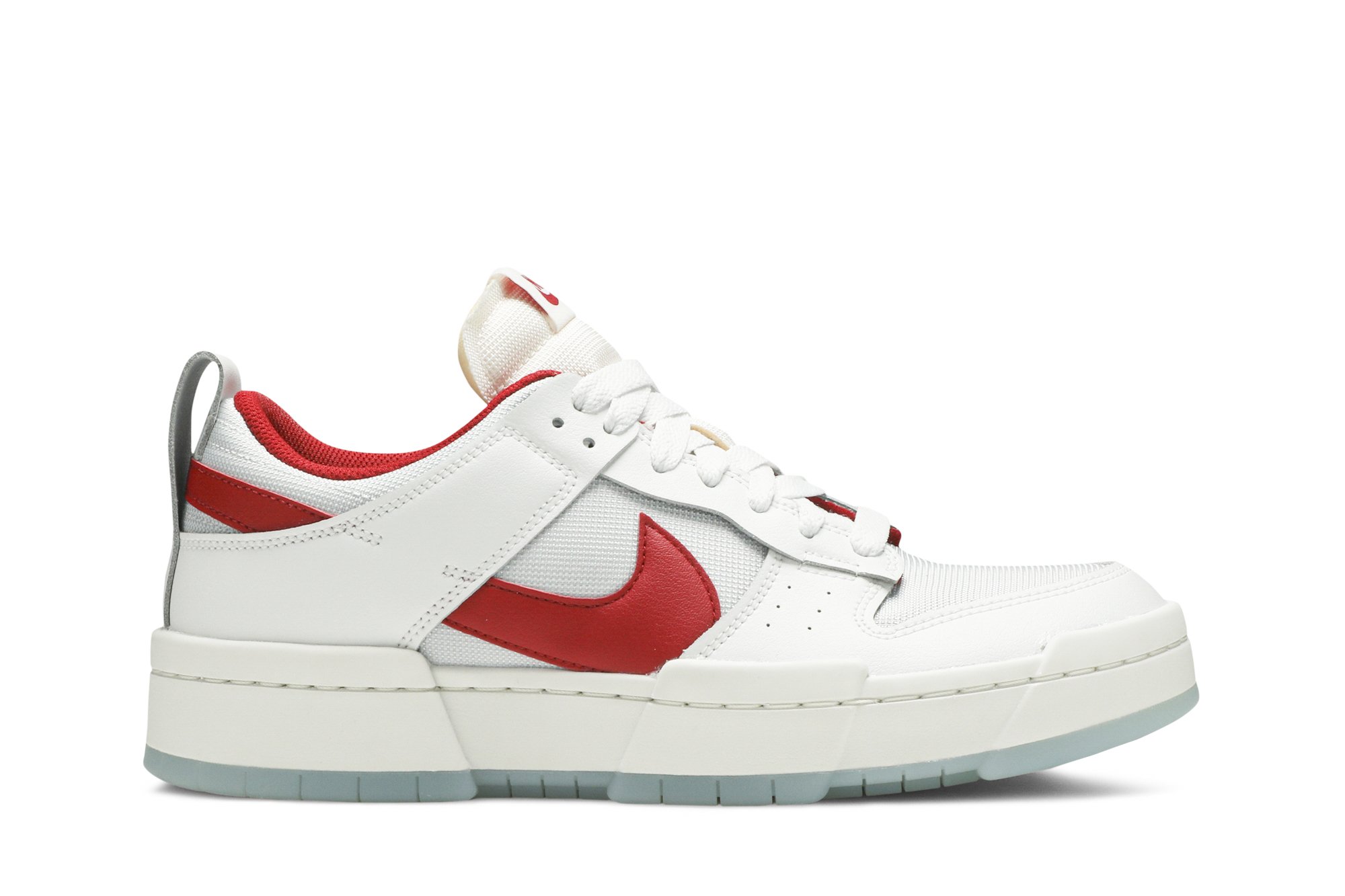 Wmns Dunk Low Disrupt 'White Gym Red'