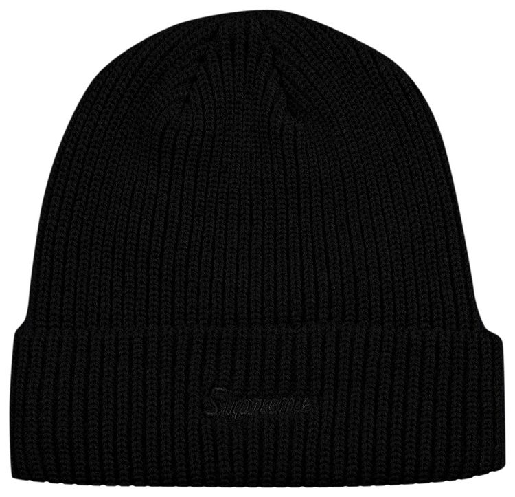 Supreme Loose Gauge Beanie Black