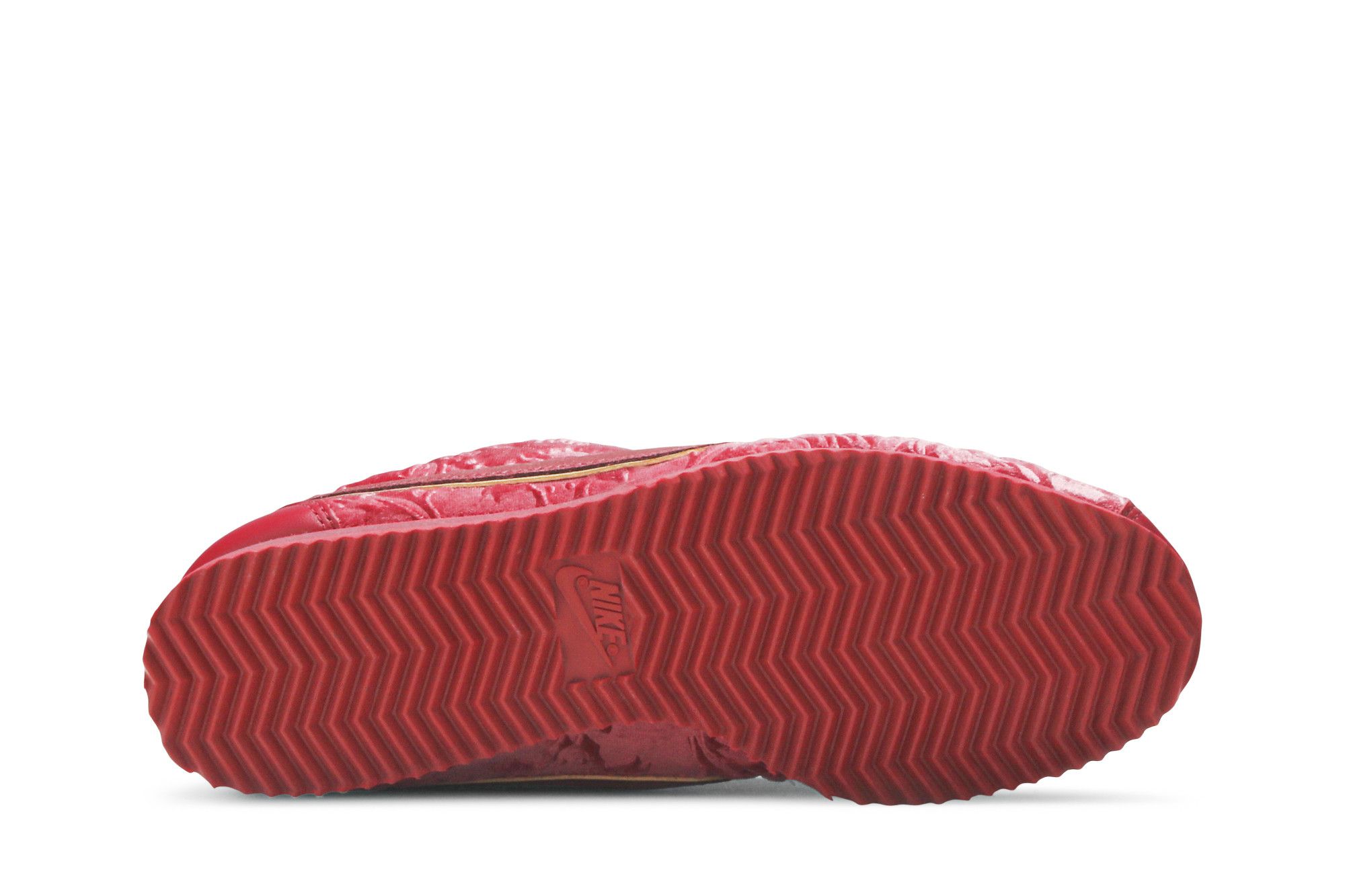 Crushed velvet nike cortez top