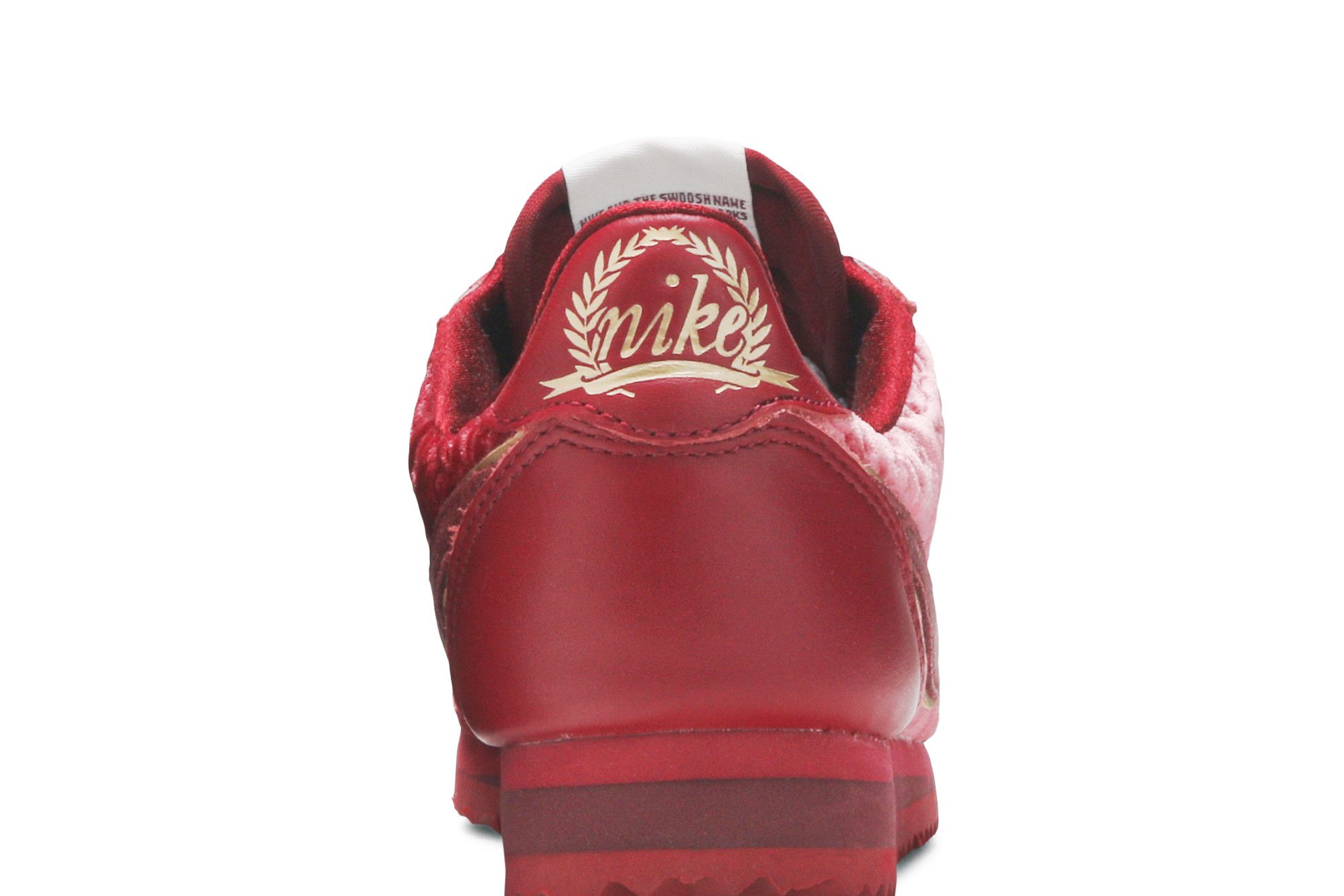 Nike cortez red velvet hot sale