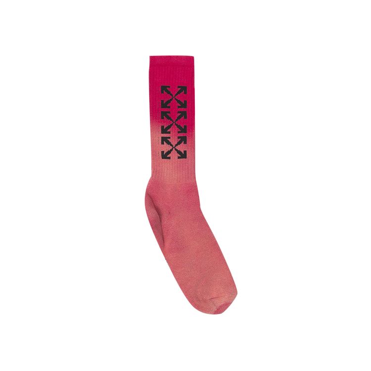 Off White Arrow Socks RedBlack
