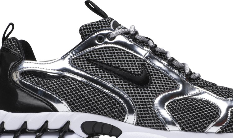 Stussy x Air Zoom Spiridon Caged 2 Pure Platinum