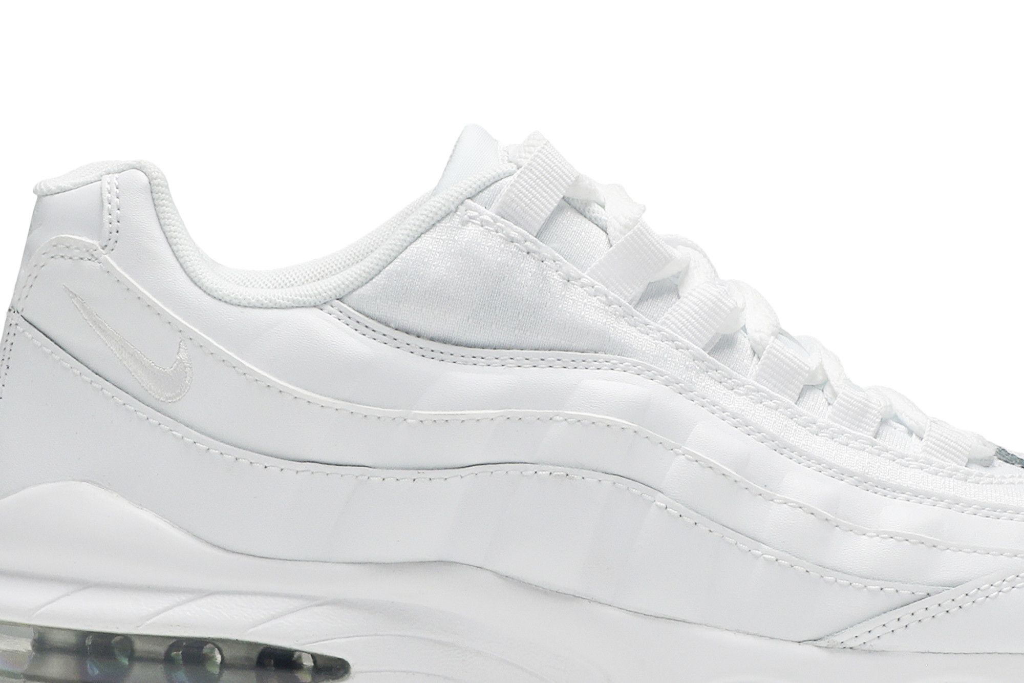 Buy Nike Air Max 95 GS 'White Metallic Silver' - 905348 104 | GOAT