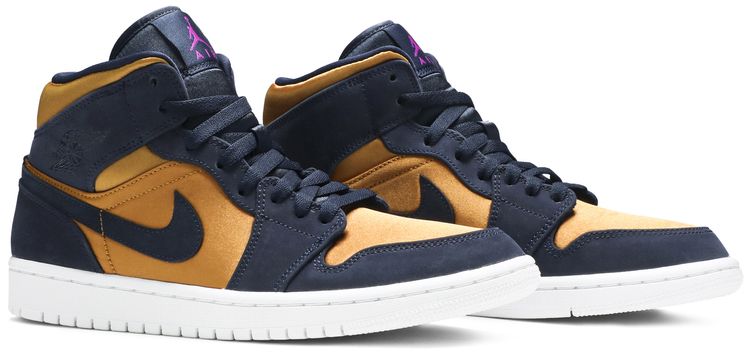 Air Jordan 1 Mid SE Premium Stain Gold