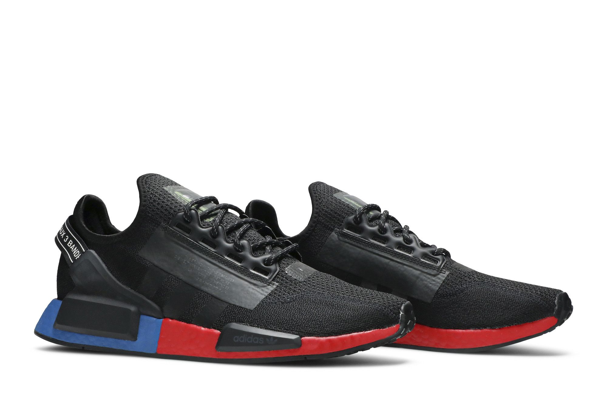 adidas nmd r1 v2 black blue red
