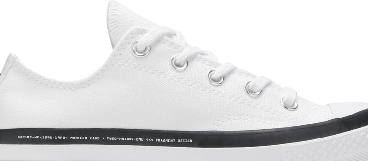 Fragment Design x Moncler x Chuck 70 Low White