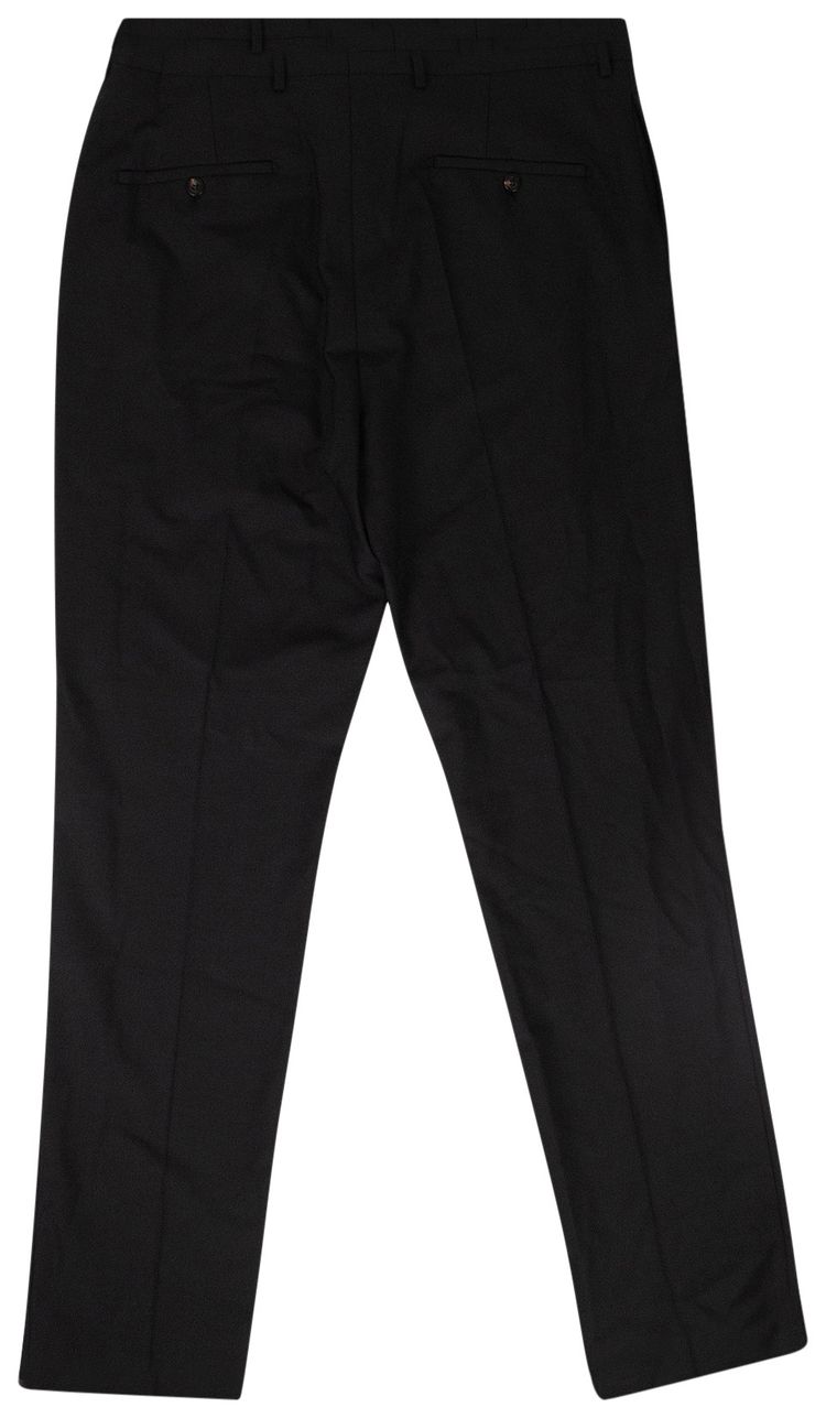 Rick Owens Polyester Slim Long Astaires Pants Black