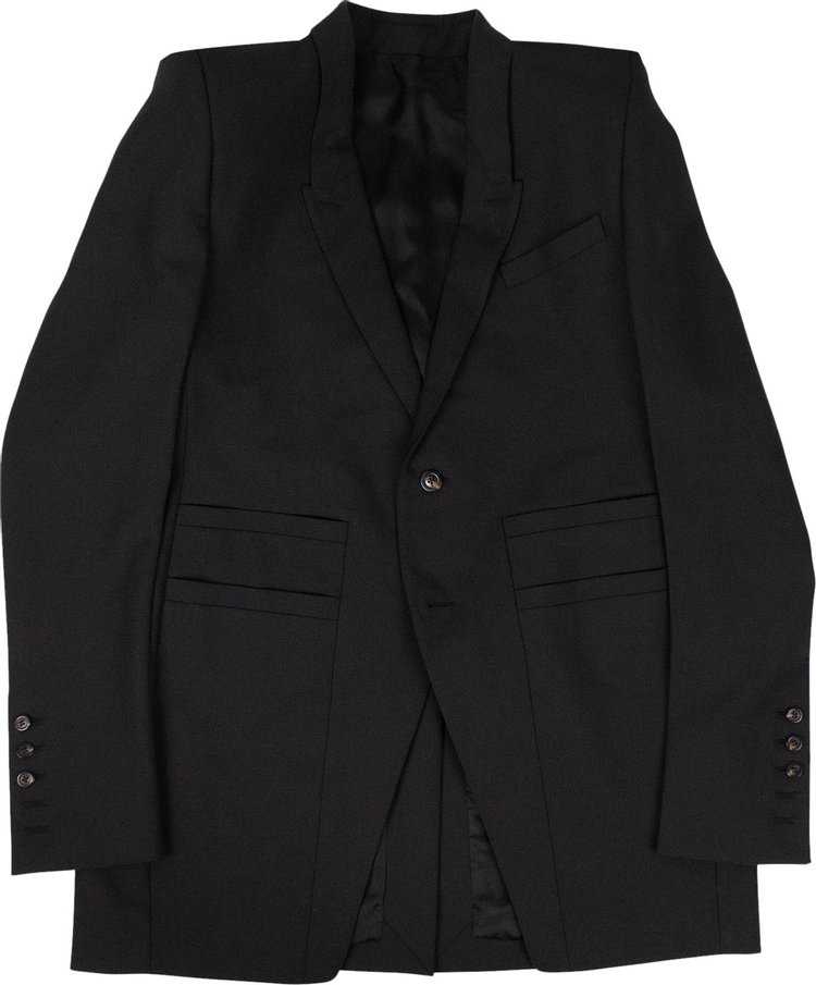 Buy Rick Owens Neue Blazer Jacket 'Black' - RR19F4701 WK 09 | GOAT