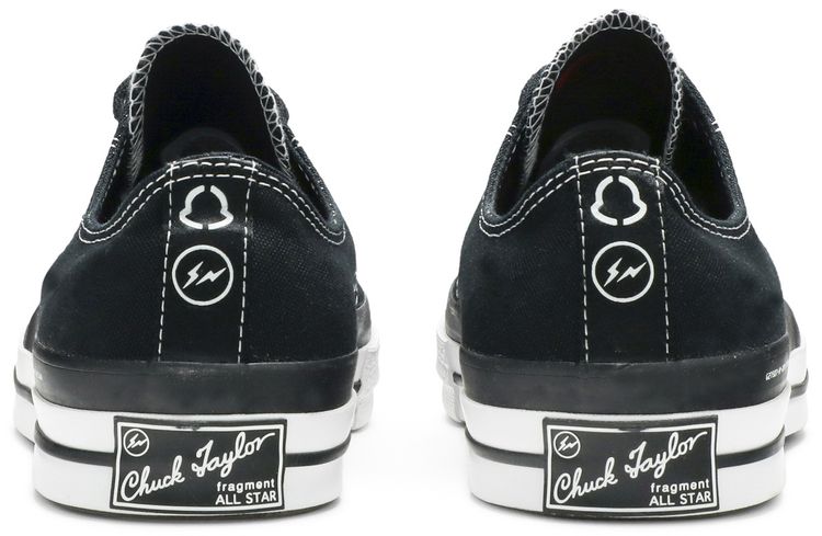 Fragment Design x Moncler x Converse Chuck 70 Low Black