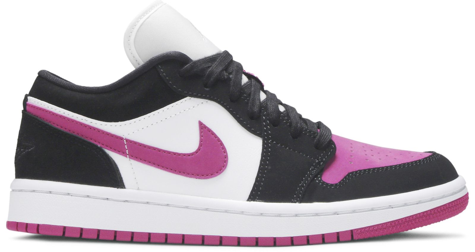 wmns air jordan 1 low black cactus flower