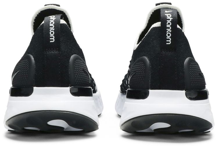 Nike Wmns React Phantom Run Flyknit 2 Black White