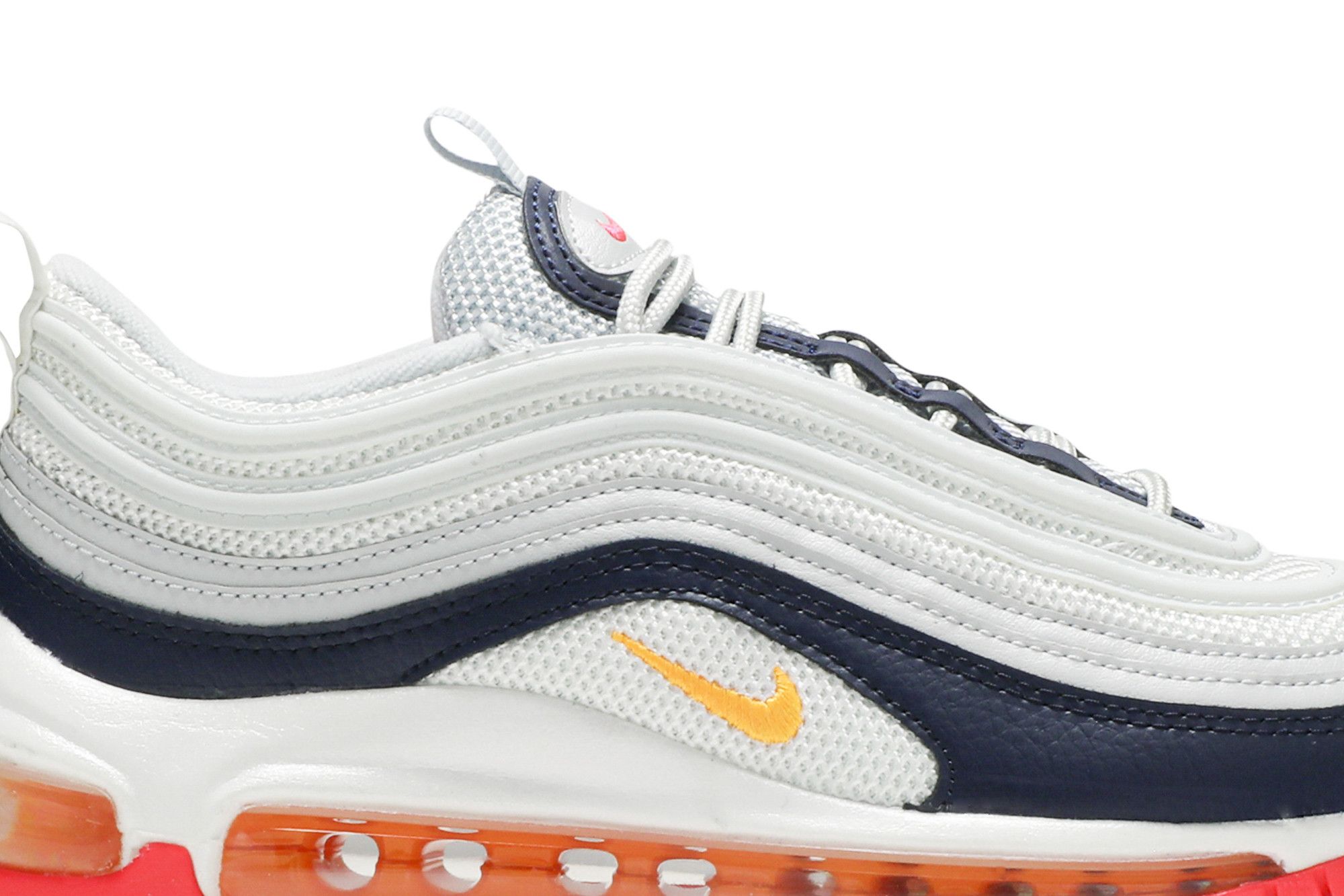 Buy Wmns Air Max 97 Platinum Navy Orange 921733 015 GOAT