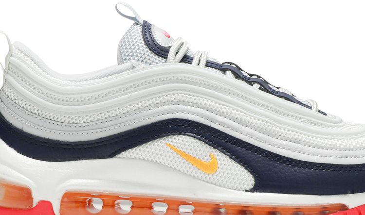 Nike Wmns Air Max 97 Platinum Navy Orange