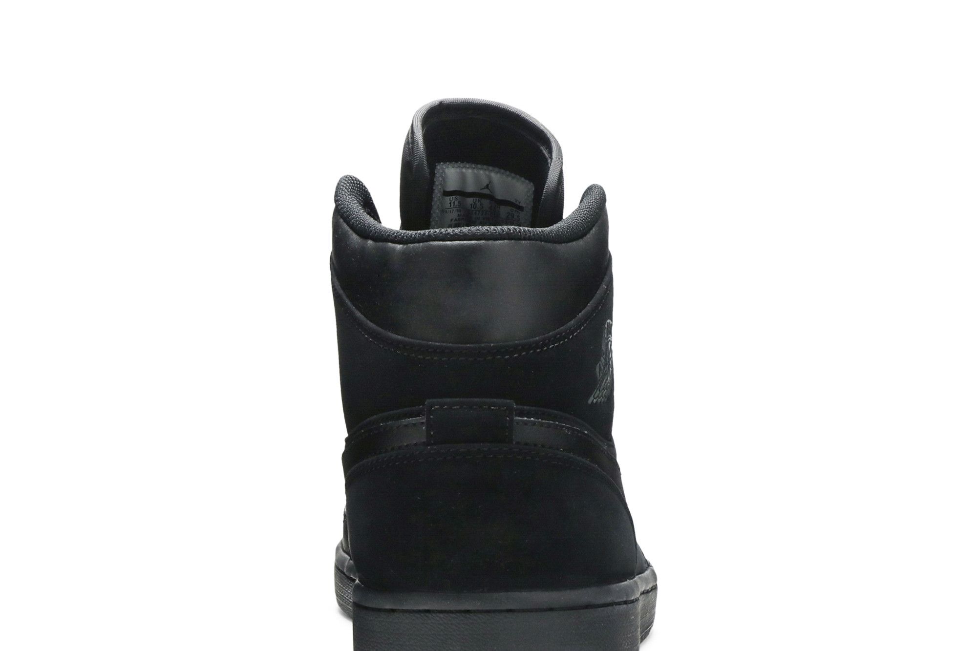 Size 10.0 Air Jordan 1 Mid Black
