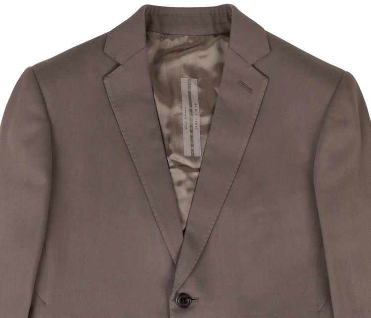 Rick Owens New Wool Giacca Blazer Dust