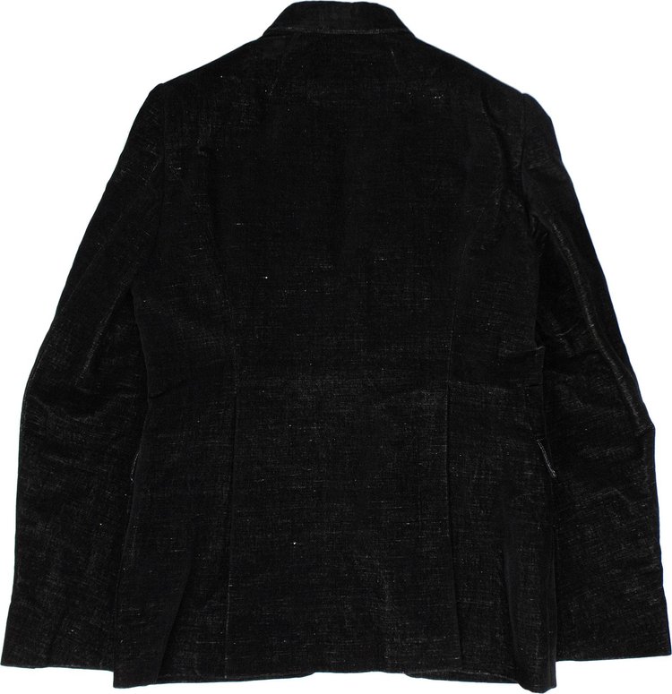 Rick Owens Woven Blazer Black