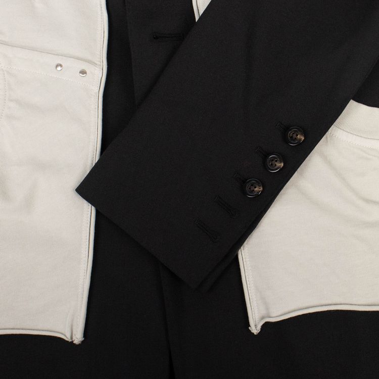 Rick Owens Polyester Extreme Soft Coat BlackOyster