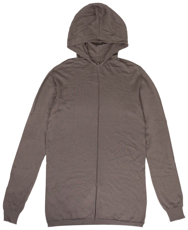 Rick Owens Cashmere Hooded Sweater Dust Gray