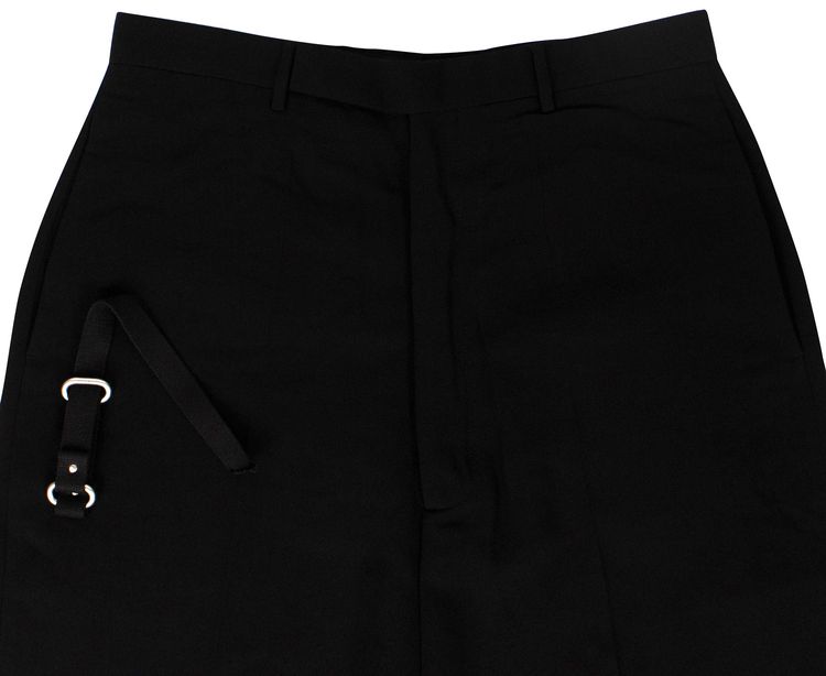 Rick Owens New Wool Pantaloni Karloff Pants Black
