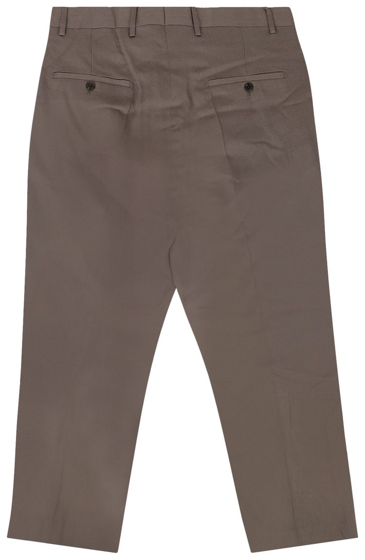 Rick Owens New Wool Cropped Astaires Pants Dust